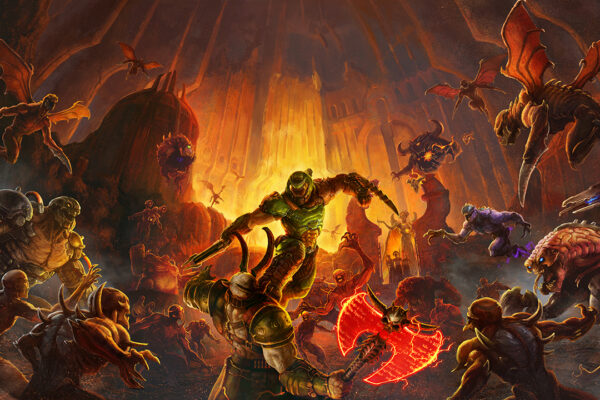 Black metal voices of Doom Eternal