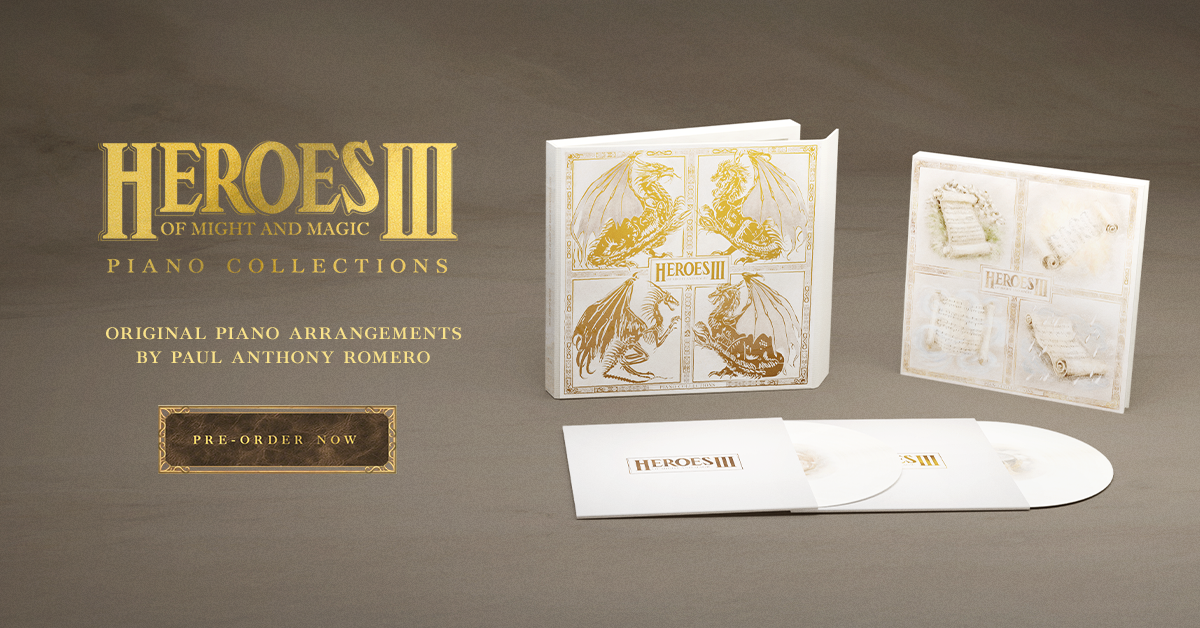 Heroes of Might and Magic III Piano Collections released on vinyl!