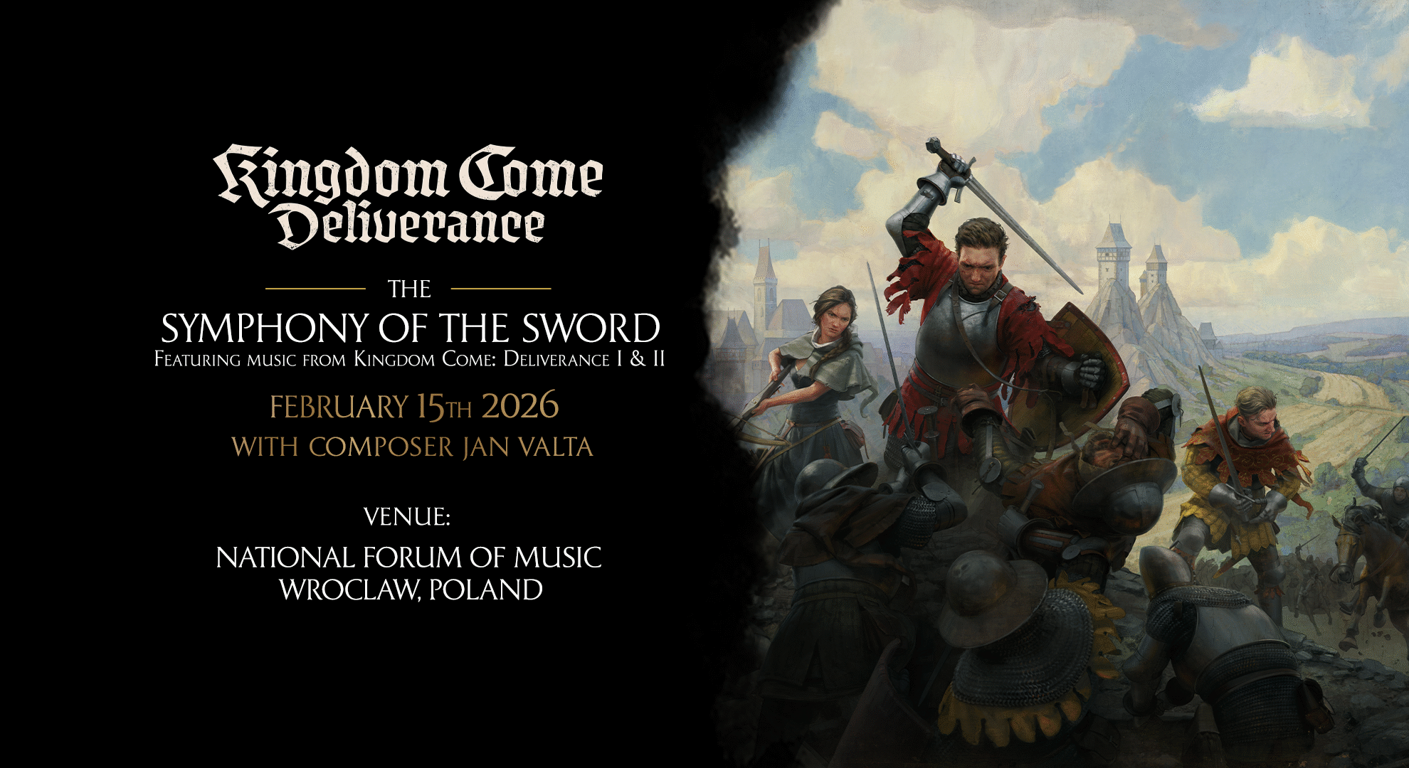 The Symphony of the Sword – unique concert featuring music from Kingdom Come: Deliverance I & II live in Poland