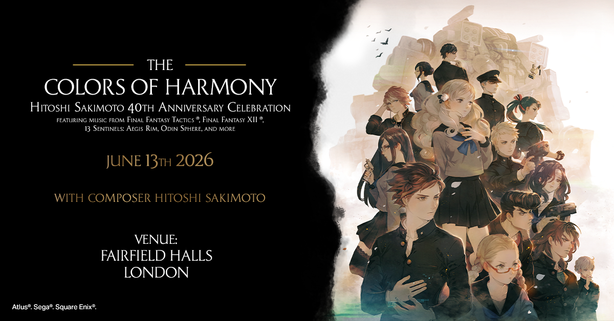 The Colors of Harmony: Hitoshi Sakimoto 40th Anniversary Celebration